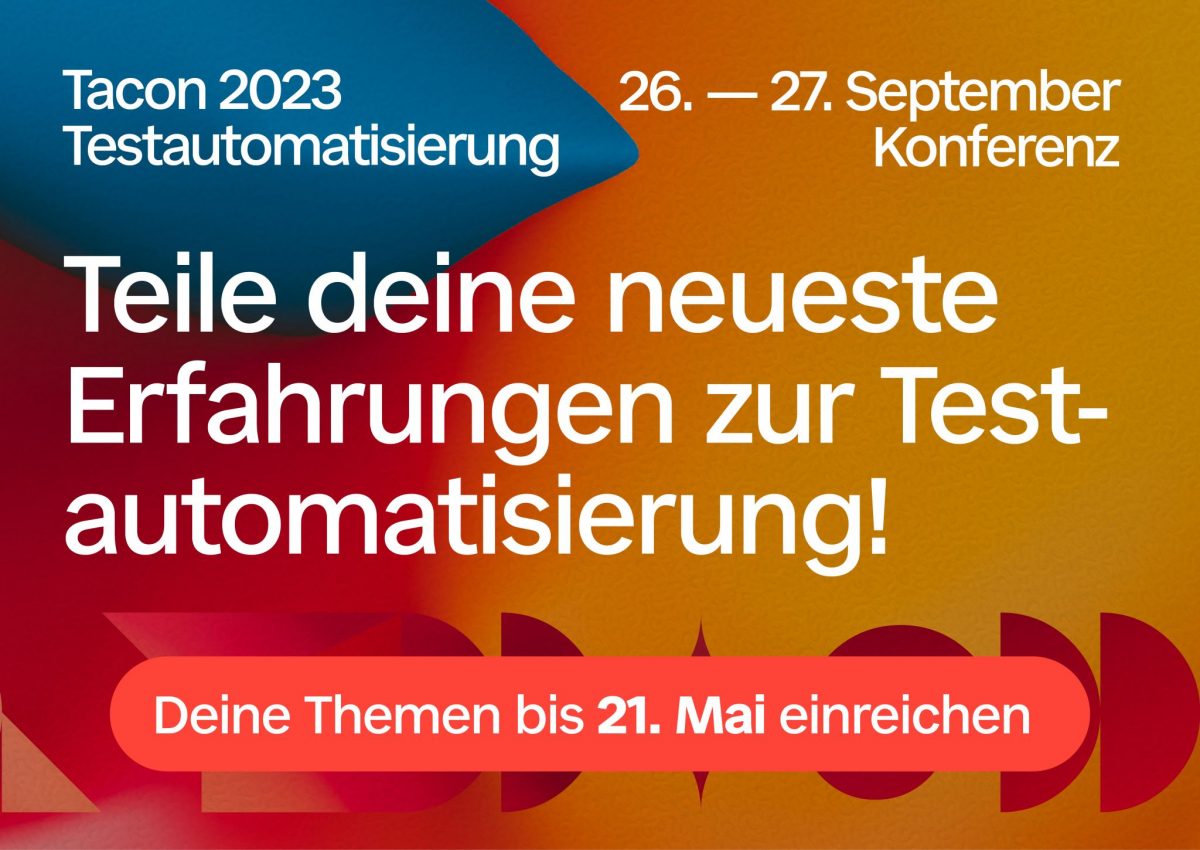 TACON – Die Konferenz zur Testautomatisierung 26.- 27.9.23 in Leipzig